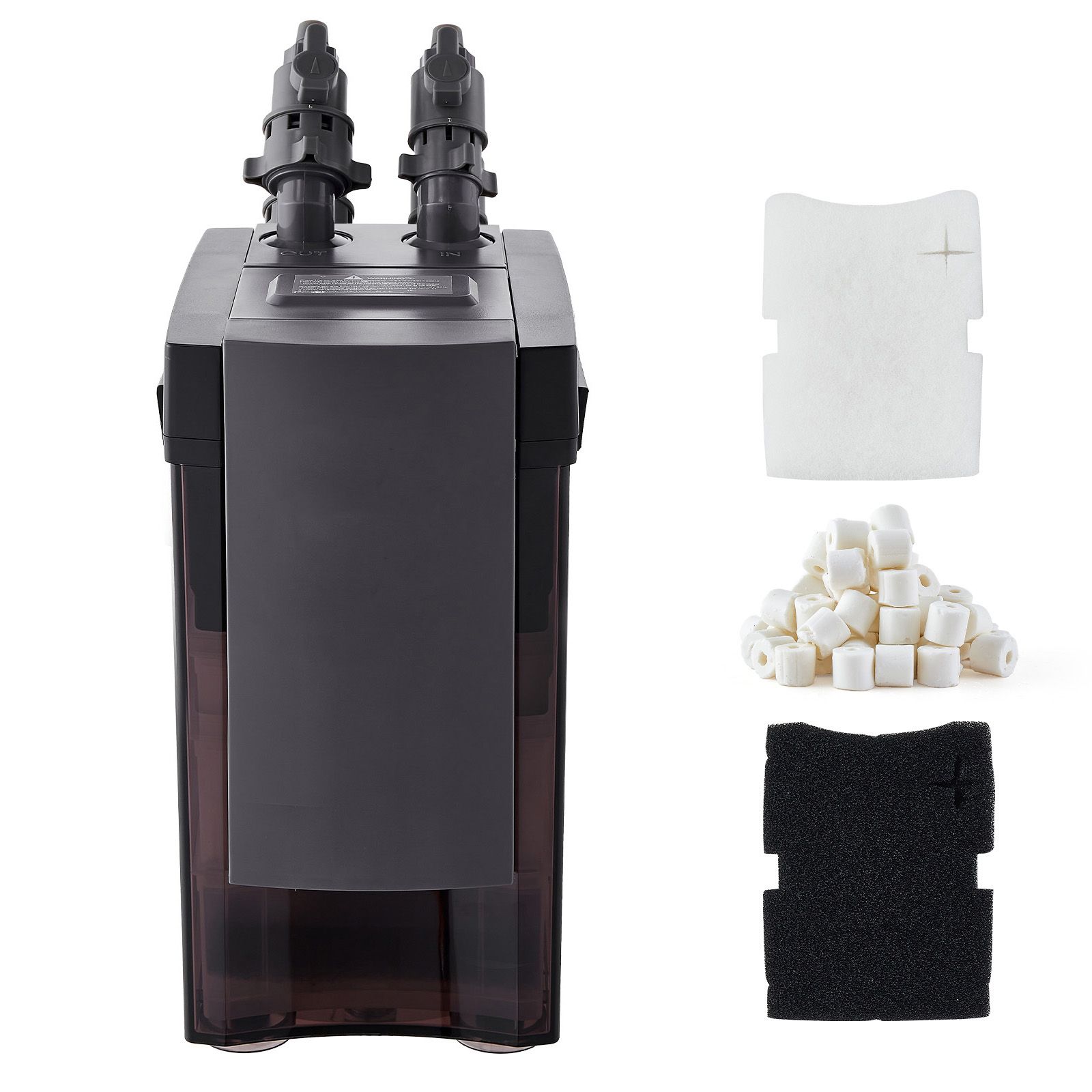 Aquarium Pump - Канистровый фильтр 396GPH, 4-ступенчатый внешний аквариумный