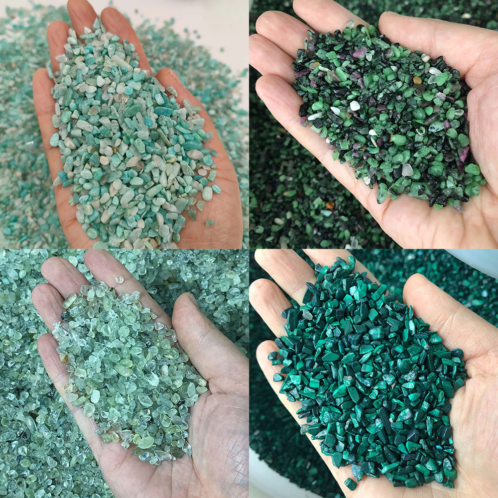 Fish Tank Gravel - Кристаллы из натурального камня, мини-педот, амазонит,