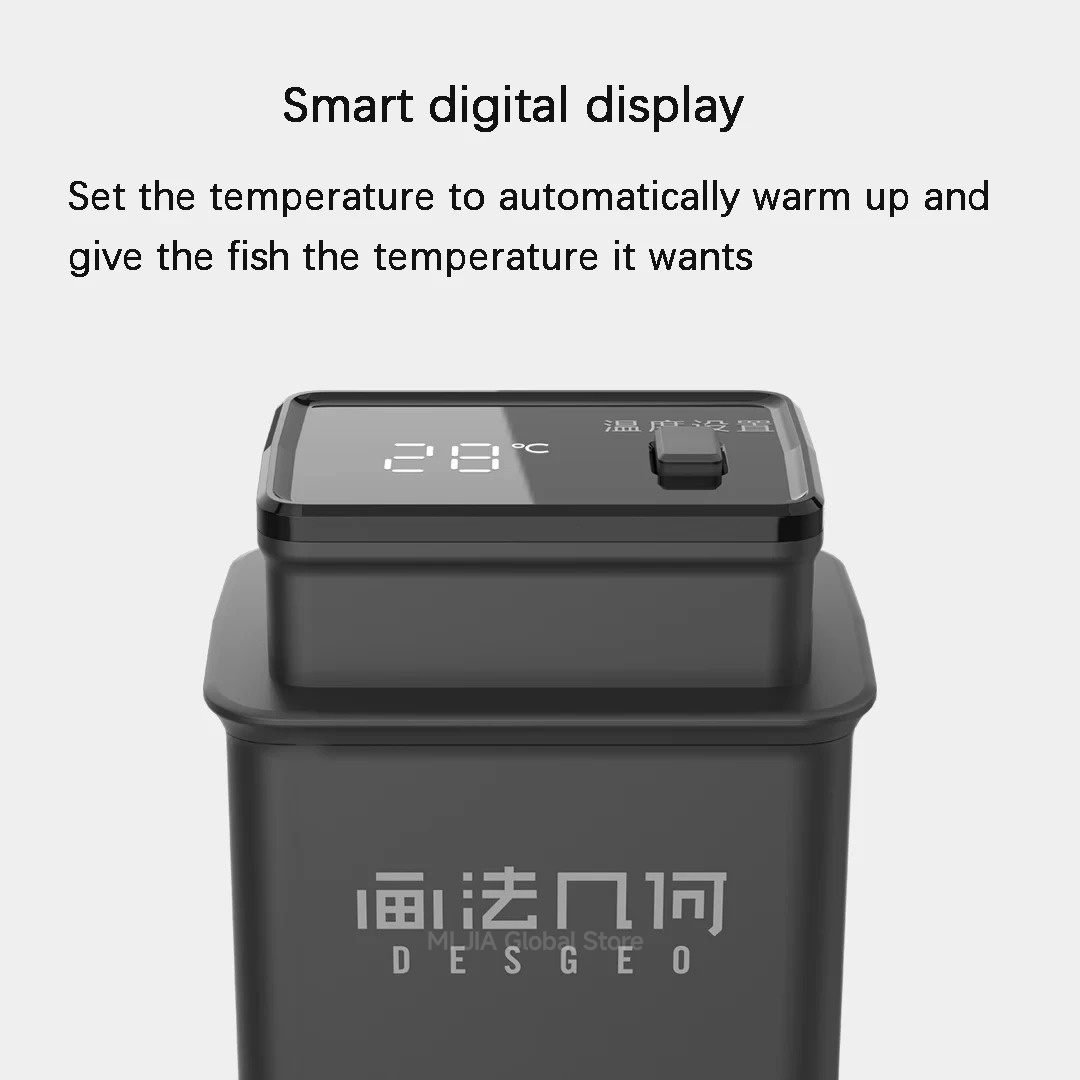 MIJIA DESGEO 50 Вт – умный наг – обзор и цена Xiaomi Aquarium Fish Tank