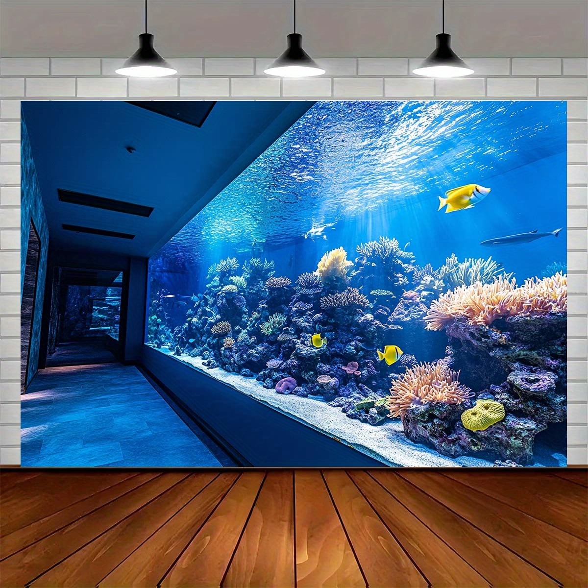 Яркий настенный гобелен с изоб – обзор и цена Fish Aquarium Home