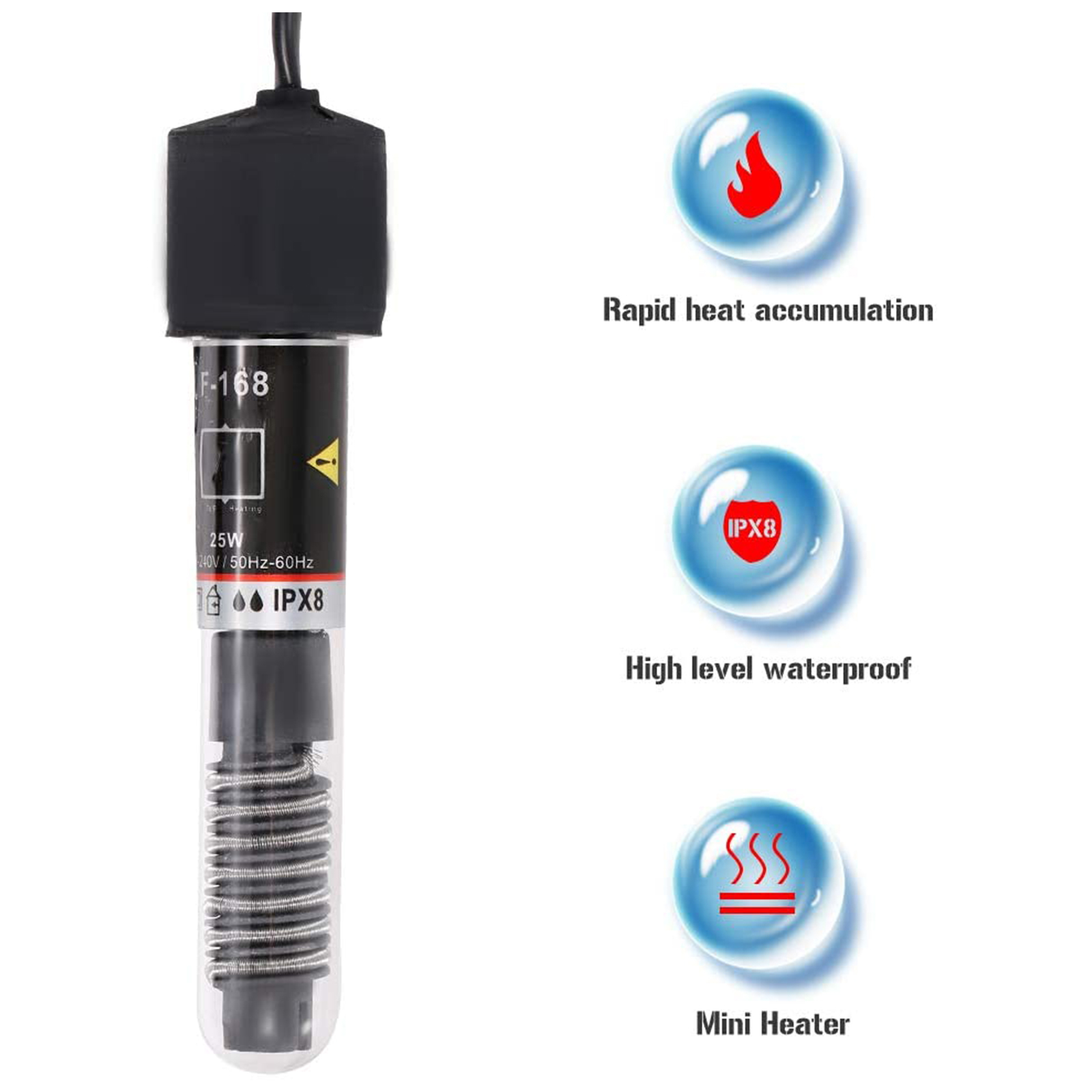 Мини-нагреватель для аквариума – обзор и цена Fish Tank Heater