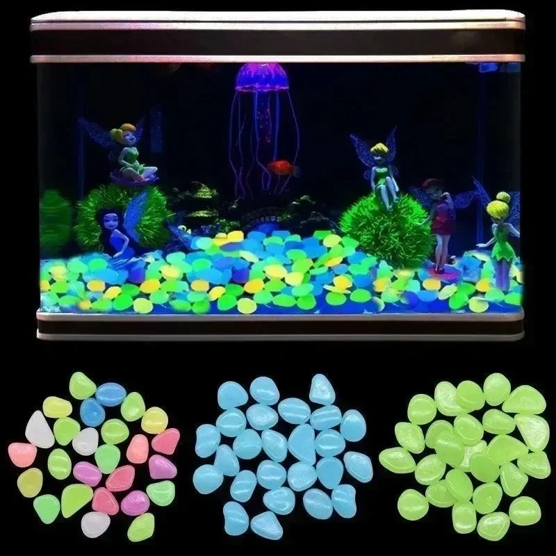 100-1000 шт. Светящаяся камня, – обзор и цена Fish Tank Gravel