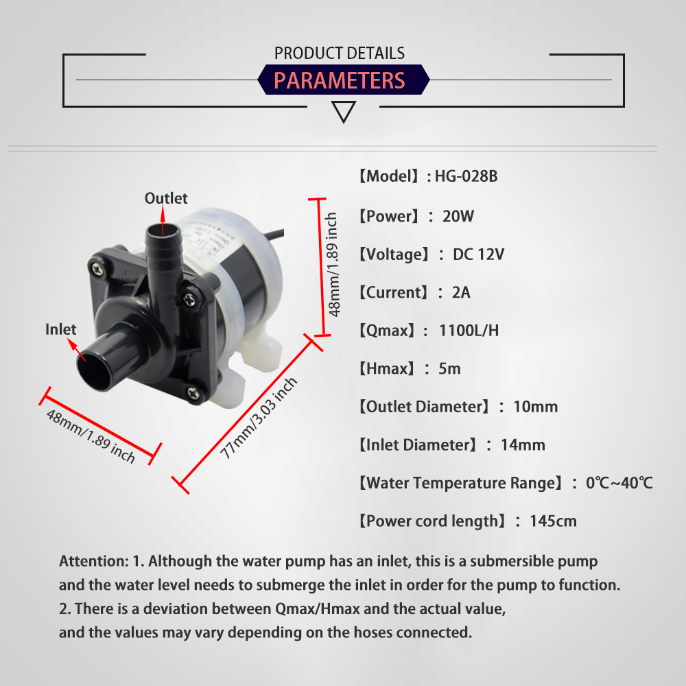 Бесщеточный аккумулятор 12 В п – обзор и цена Aquarium Pump