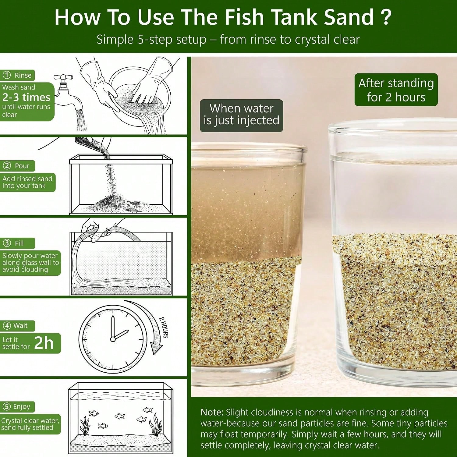 Белый песок для аквариума, 0,4 – обзор и цена Fish Tank Gravel